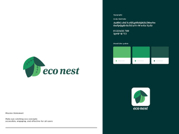Eco Nest Logo Design preview picture