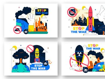 10 Stop The War Peace Illustration preview picture