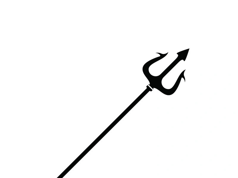 Trident Logo Template vector icon illustration design