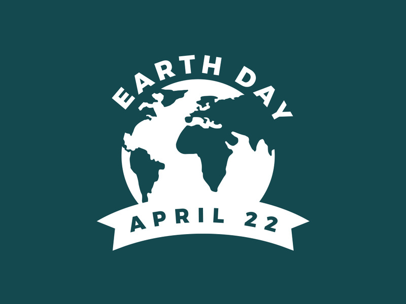 Sustainable Earth Emblem for Earth Day