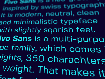 Fivo Sans – Free Font Family