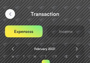Desain UI/UX aplikasi mobile Keuangan