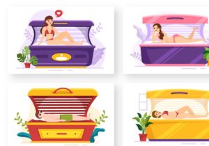 13 Tanning Salon Procedure Illustration