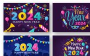 15 Happy New Year 2024 Illustration