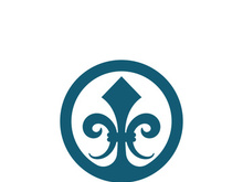 Fleur de lis vector icon design