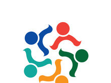 Community logo business template and icon people vector