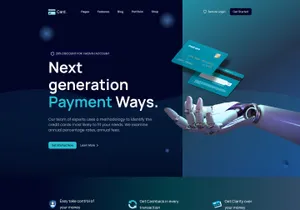 Payment Gateway Landing Page Design
