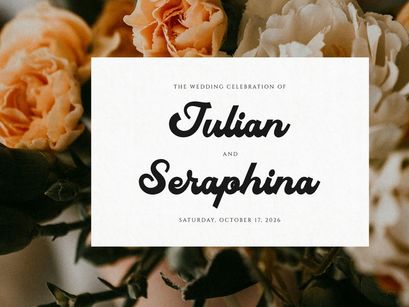 Nostalgia Riviera | Handwritten Bold Script