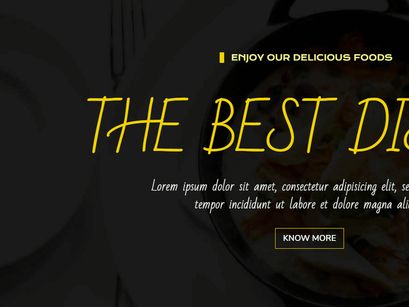 Jtheme-Food Simple Modern Bootstrap Landing Page Template