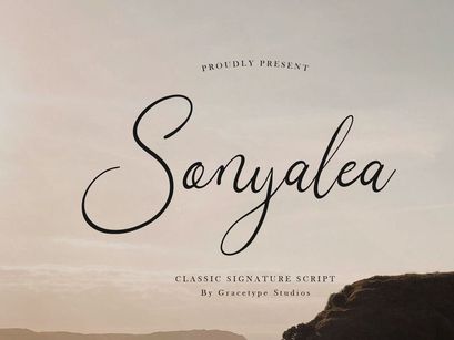 Sonyalea | Classic Signature Script