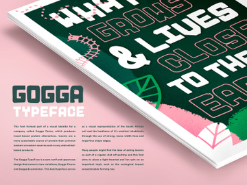 Gogga - A Free Font preview picture