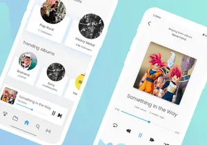 Audio Music Player UI kit