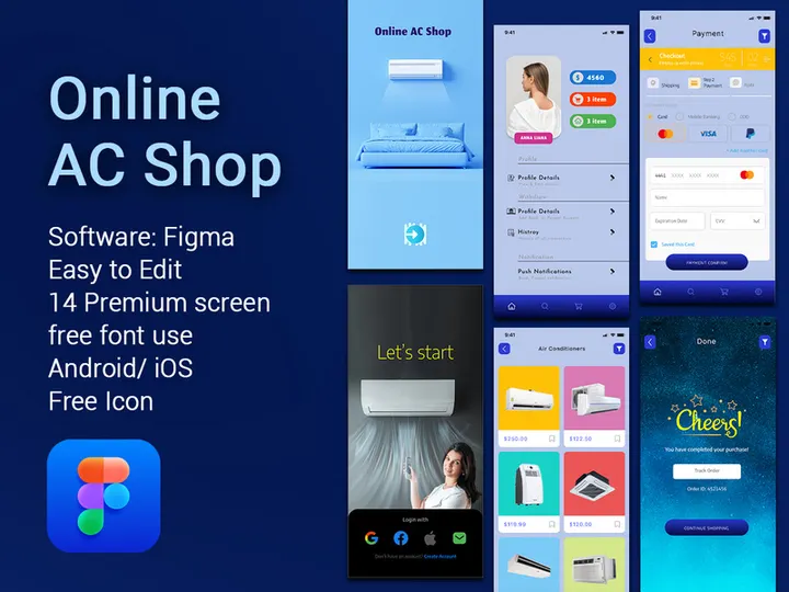 Online AC Shop Mobile App