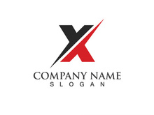 X Logo Template vector icon
