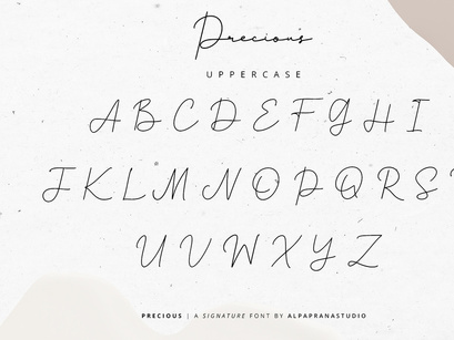 Precious - Signature Font
