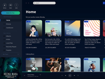 Online Music Streaming Platform