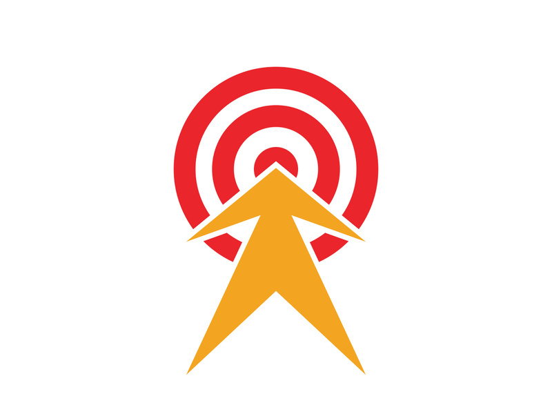 Focus icon illustration design template