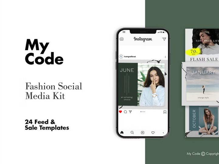 Free Fashion Instagram Post Templates