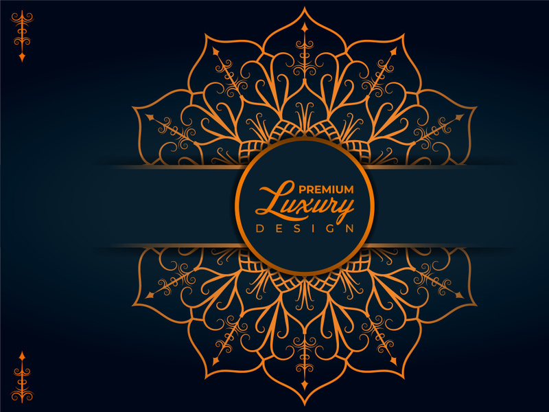 Luxury mandala background Premium Vector