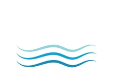 Water wave icon vector illustration design logo