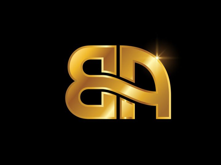Initial Letter B A Logo Design Vector. Graphic Alphabet Symbol For Corporate Business Identity