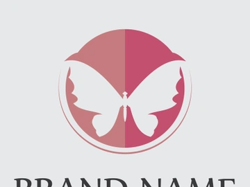 Butterfly logo design preview picture