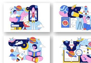 10 Astronomy Research Illustration