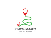 Location point Logo vector template