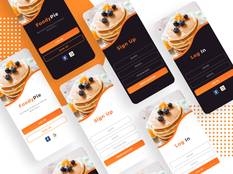 Sign In/Sign Up Food App