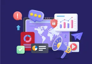 Marketing 3D Illustration Set