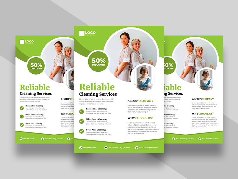 Cleaning Searvice Flyer Template Ver-4