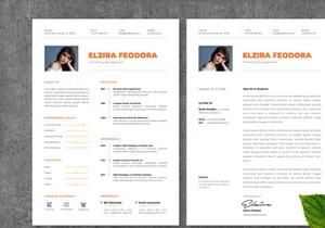Minimalist CV Resume Template - Marketing Management