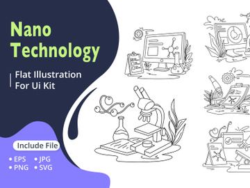 Modern nanotechnology lab scene preview picture