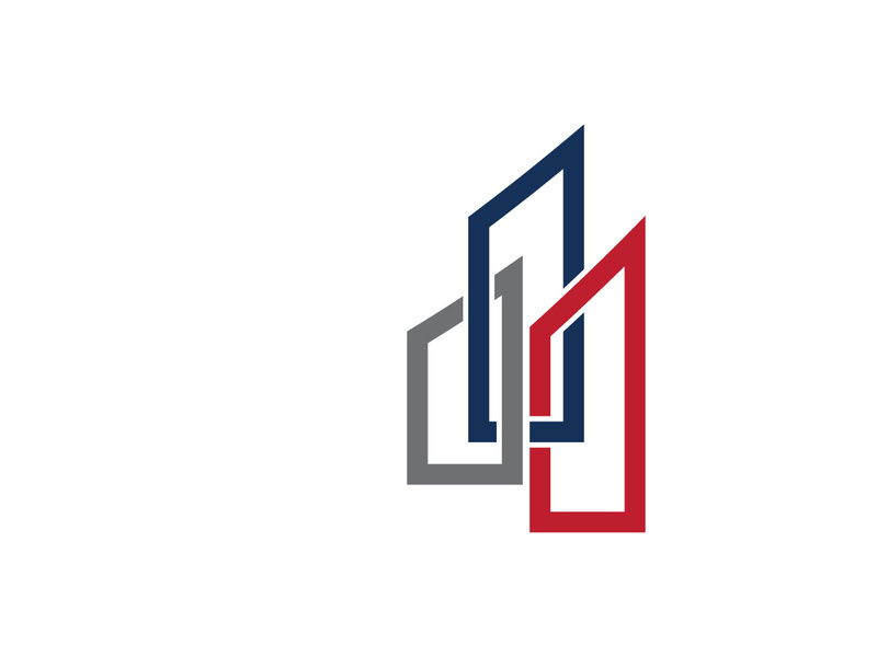 Home industrial Property concept icon logo illustration