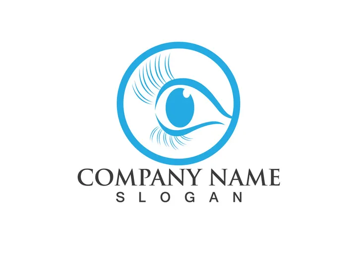 Eye Care vector logo design