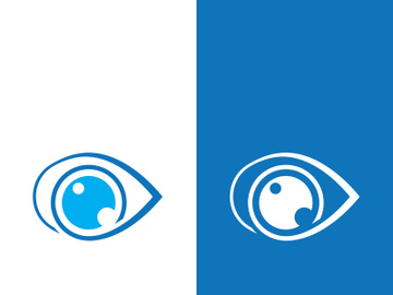 Eye logo icon design template illustration preview picture