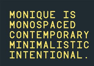 Monique Contemporary Font