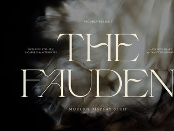 Fauden | Modern Display Serif preview picture