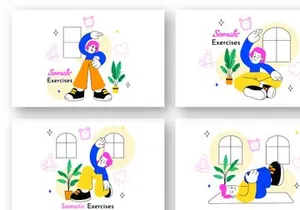 10 Somatic Exercises Illustration