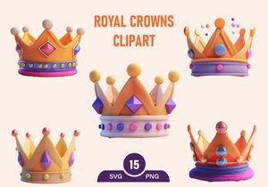 Royal Golden Crown kings PNG Clipart