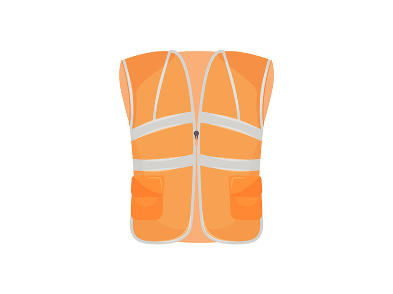 Protective vest cartoon vector illustration