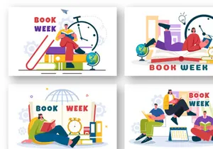 9 Book Week Events Illustration