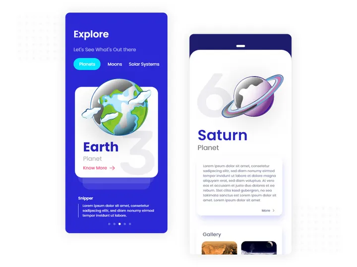 Universe App UI Kit