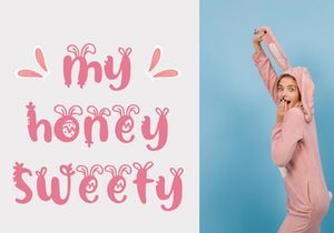 Little Bunny - Cute Display Font
