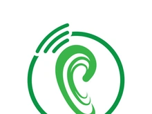 Hearing logo template and symbol vector icon design