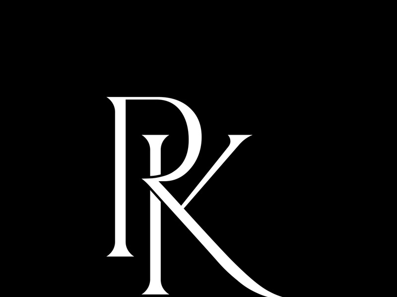 Luxury RK , KR , K , R Letter Logo with an elegant and unique monogram. Logo for business card , business , brand , company.
