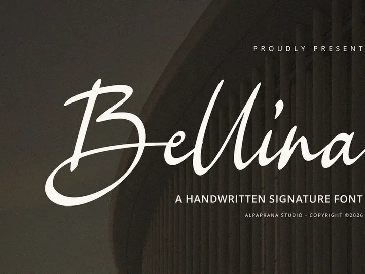 Bellina - Handwritten Font