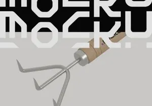 Hand Garden Fork Mockup