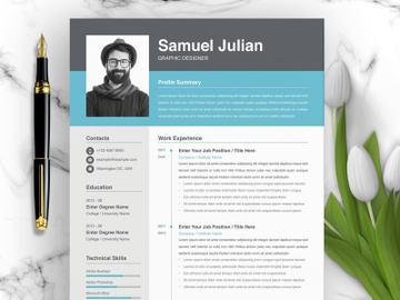 Resume Template preview picture
