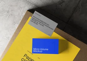 Business Card and Letter head Photoshop Mockup